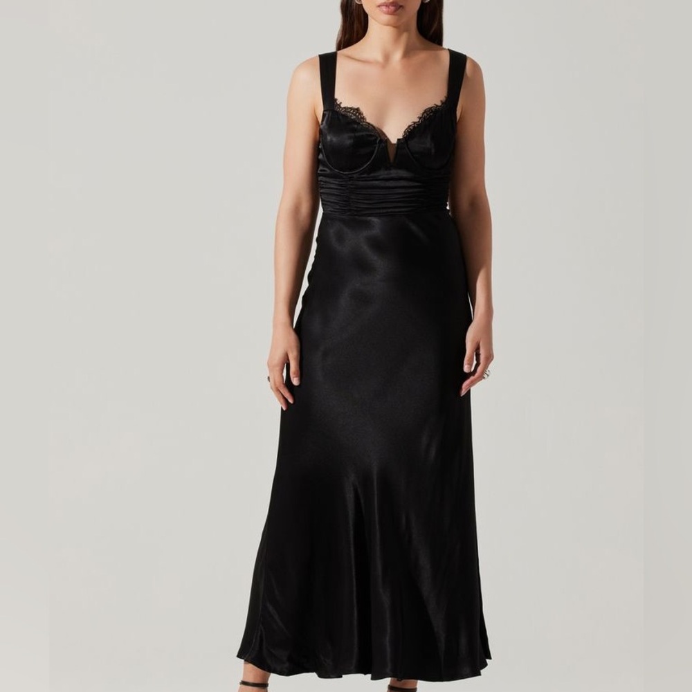 Astr Black Maxi Dress
